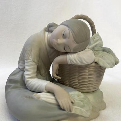 Lladro Green Grocer #1087 Matte