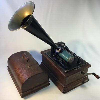 Circa 1908 - Edison Standard Phonograph Combination Type, Model D (5pcs)