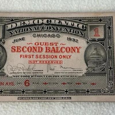 Democratic National Convention June 27 - July 2, 1932