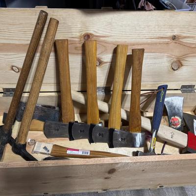Myatery Lot: Axes + Custom Storage Chest