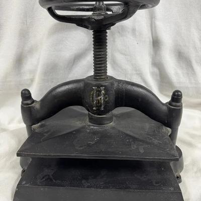 Antique Cast Iron Book Press (1890s)