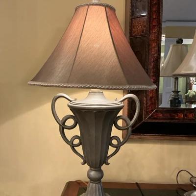 Metal Lamp, Heavy, And Beautiful