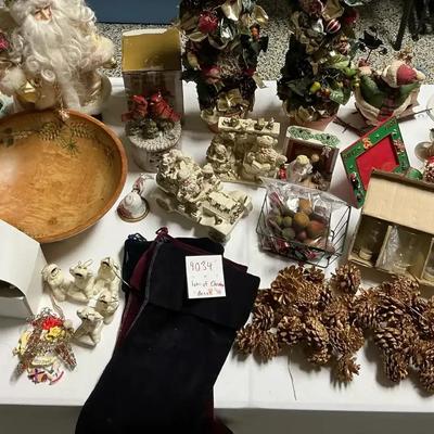 Large Mixed Lot Of Christmas Items