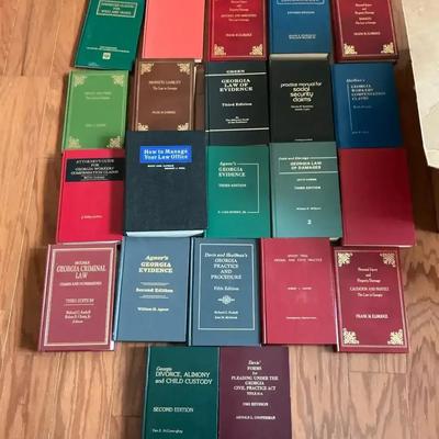 Lot Number One Of Law Books