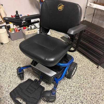 LiteRider Envy GP162 Electric Travel Powerchair Golden Technologies Blue
