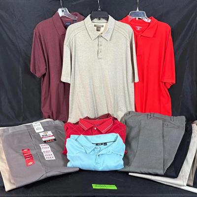 BO334 Men’s Polos And Dress Pants 