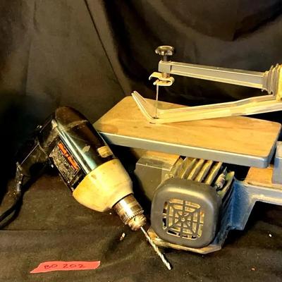 BO202 Craftman 13” Scroll Saw, Drill & Rotor!!