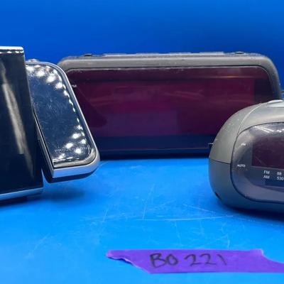 BO221 Projection Alarm Clock & Others