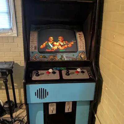 Romstar "Bloody Wolf" Upright Arcade Game Cabinet, 1989