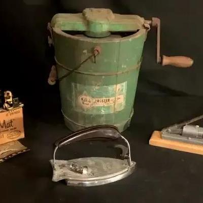 Vintage Kitchen Tools Collection, featuring White Mountain Ice Cream Maker & Rival Can-O-Mate