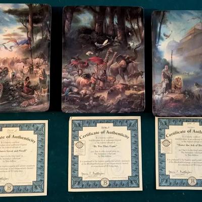 Bradford Exchange “The Invitation” Plate Collection by Tom DuBois with Certificates of Authenticity