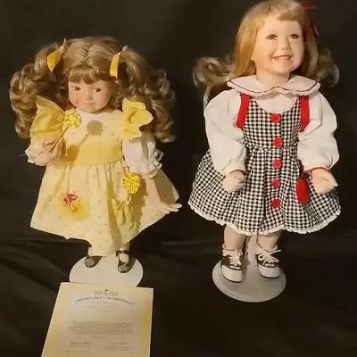 Ashton-Drake Galleries Collectible Dolls, featuring “Katie” & “Sunshine and Lollipops”