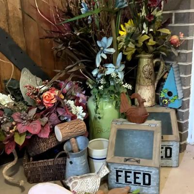 Farmhouse-Style Home Décor Collection Featuring Large Green Stoneware Perfect Mason Jar