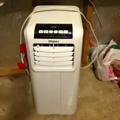 Haier Portable Window Air Conditioner with Remote, Slide Panels, and Built-In Humidifier