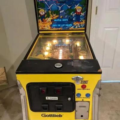 (RARE) Gottlieb Nudge-It Upright Arcade / Pinball Game, Circa 1990