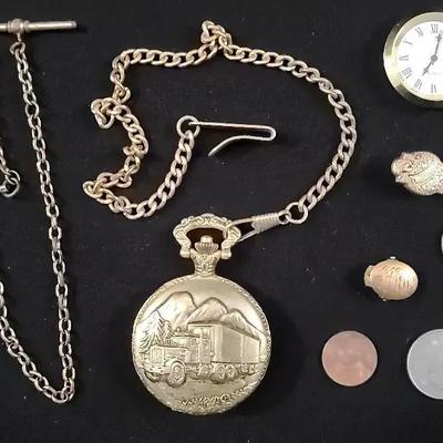 Pocket Watch And Other Trinkets
