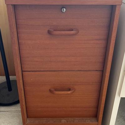 PPM061 Teak File Cabinet Made In Denmark