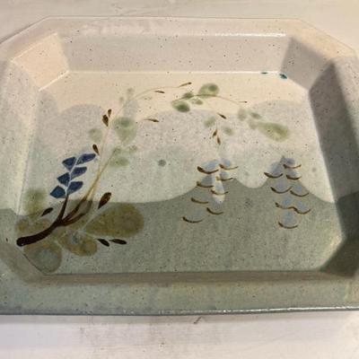 PPM030 Vintage Jeff Chang Art Pottery Serving Dish 