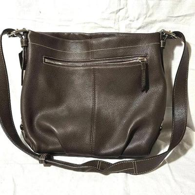 Coach Brown Leather Designer Handbag 