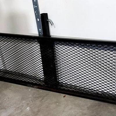 Black Steel Hitch Mounted Cargo Carrier