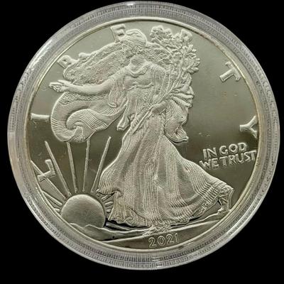 2021 American Silver Eagle 1 oz .999 Fine Silver Coin – Walking Liberty – In Capsule