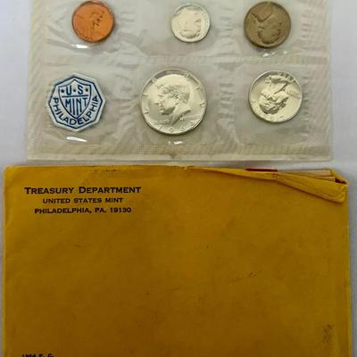1964 U.S. Proof Set – Original Mint Packaging – 90% Silver Kennedy Half