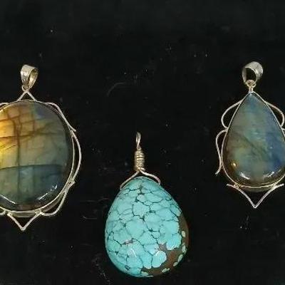 Native American Jewelry-Labradorite - Turquoise