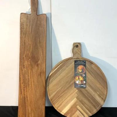 Herringbone Grazing Board & Walnut Bread Board 