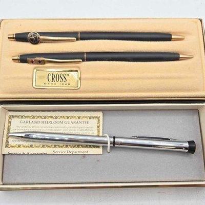 1902 • cross pen set & garland pen
