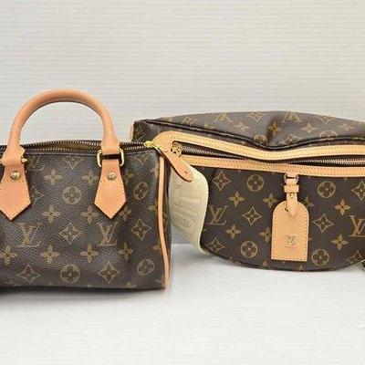 1812 • louis vuitton monogram canvas purse & bumbag