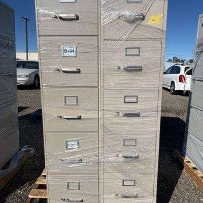 82014 • 3 metal filing cabinets