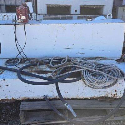 80024 • industrial grade fuel transfer tank with attached pump