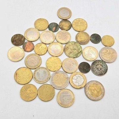 1708 • foreign currency coins