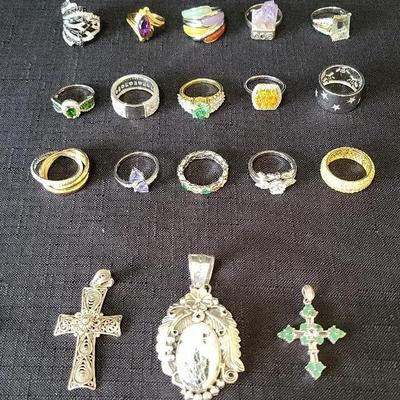 Sterling Silver Jewelry #6 (BR1)