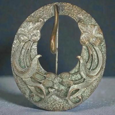 Art nouveau style brooch or sash pin