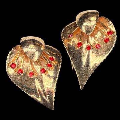 Retro mid century modern era fur clips