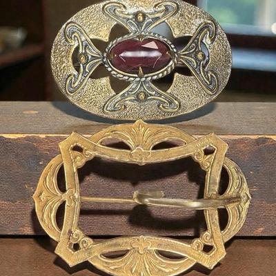 Victorian art nouveau sash pins