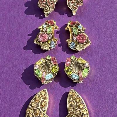 Hollycraft earrings 1950 s & later