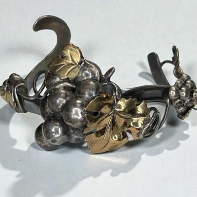 Taxco sterling bracelet with m" hallmark