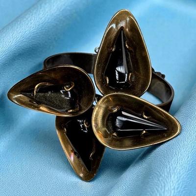 Vintage taxco sterling cuff bracelet so cool