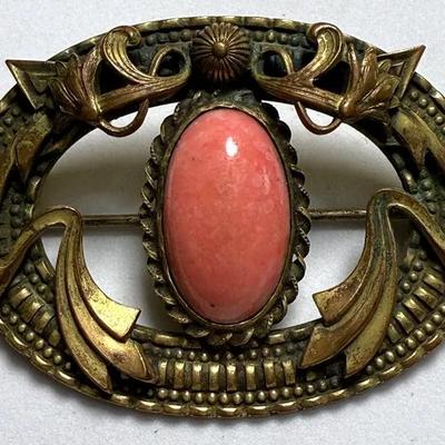 Art nouveau sash pin