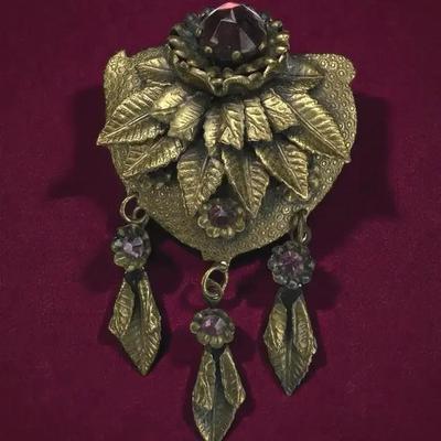 Victorian revival brooch