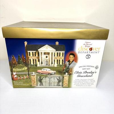 Department 56 Elvis Presley’s Graceland Special Edition Gift Set
