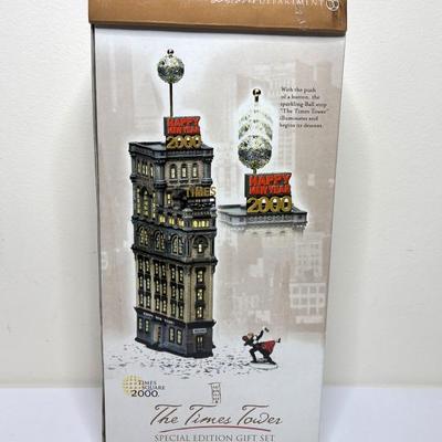 Department 56 The Times Tower Special Edition Gift Set 
