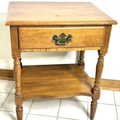 Solid Wood Bed Side Table Night Stand
