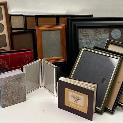 Assorted Photo Frames and Albums