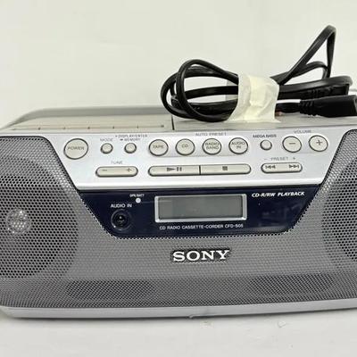 "Sonny" Cassette and CD Player 