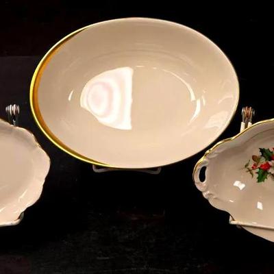 "Pickard" Oval Serving Dish, Trinket, and Candy Dish