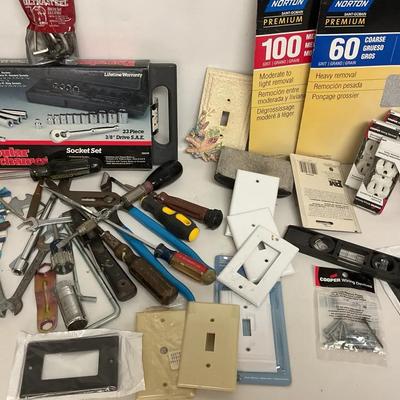 Assortment of Tools and Home Improvement Essentials 