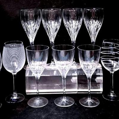 "Mikasa" Cheers Wine Glasses, "Davinci" Goblets, and More